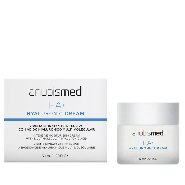 Crema puternic hidratanta cu acid hialuronic  - ANUBISMED HA+Hyaluronico Cream 50 ml